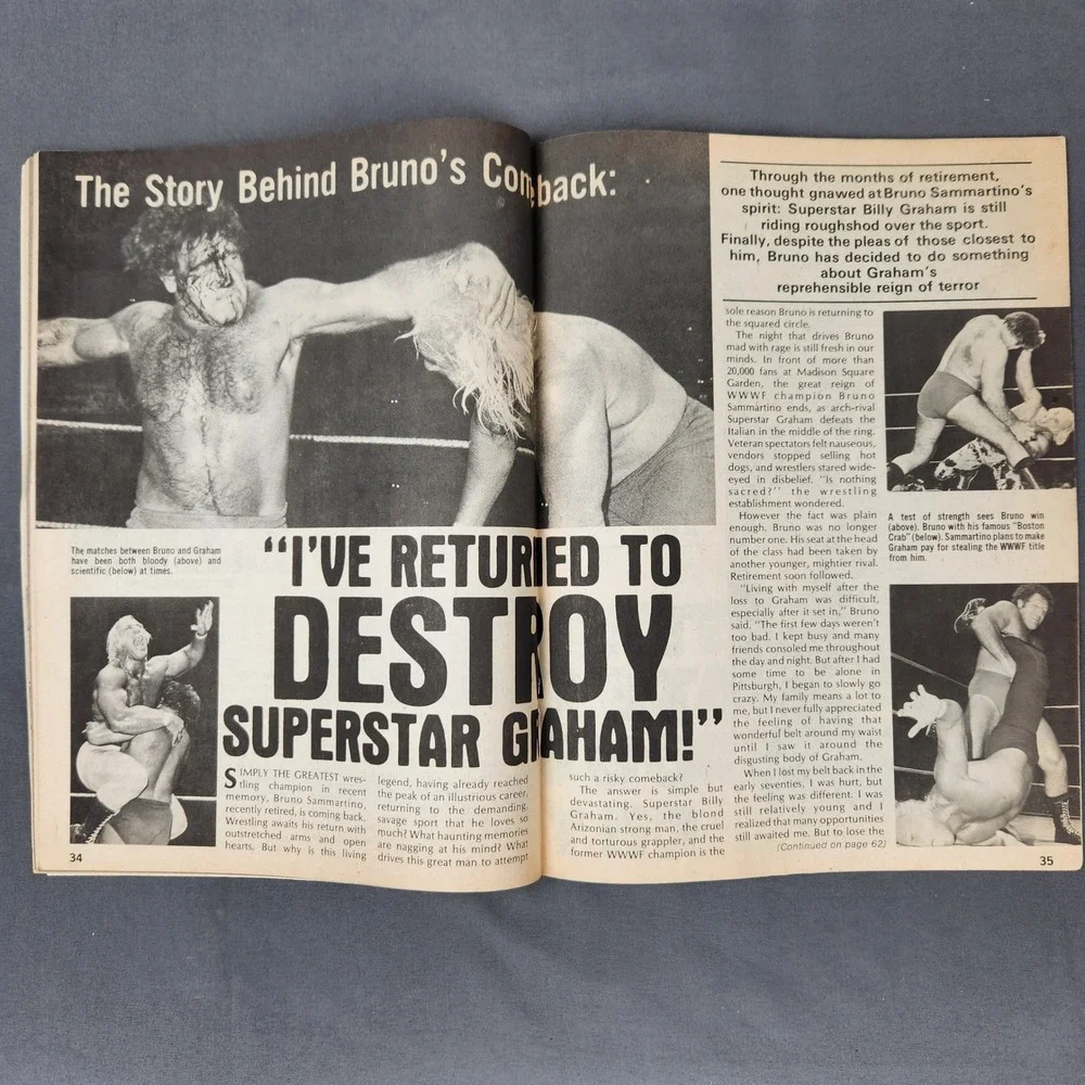 Vintage Wrestling‎ Magazine January 1979 Superstar Graham Dusty Rhodes